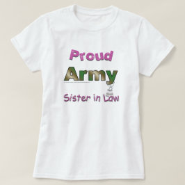Stolt armésyster i lagTshirt Tee Shirt