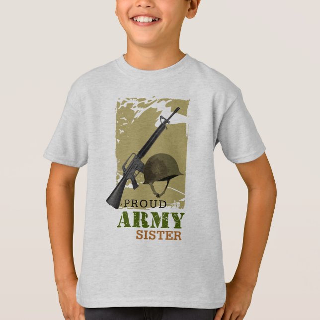 Stolt armésyster tee (Framsida)