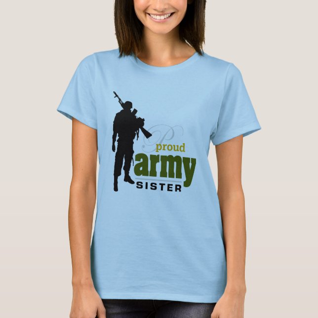 Stolt armésyster tee shirt (Framsida)