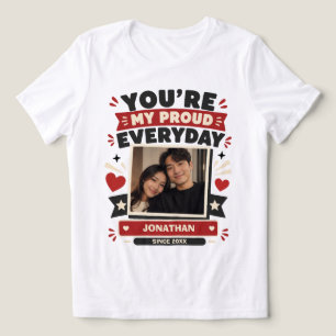 Stolt att ha dig anpassad t shirt