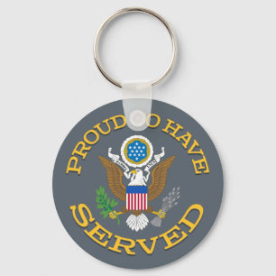 Stolt att ha tjänade som Keychain Nyckelring