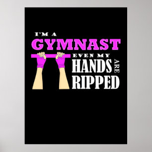stolt att jag är en gymnast poster