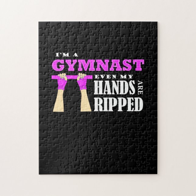 stolt att jag är en gymnast pussel (Vertikal)