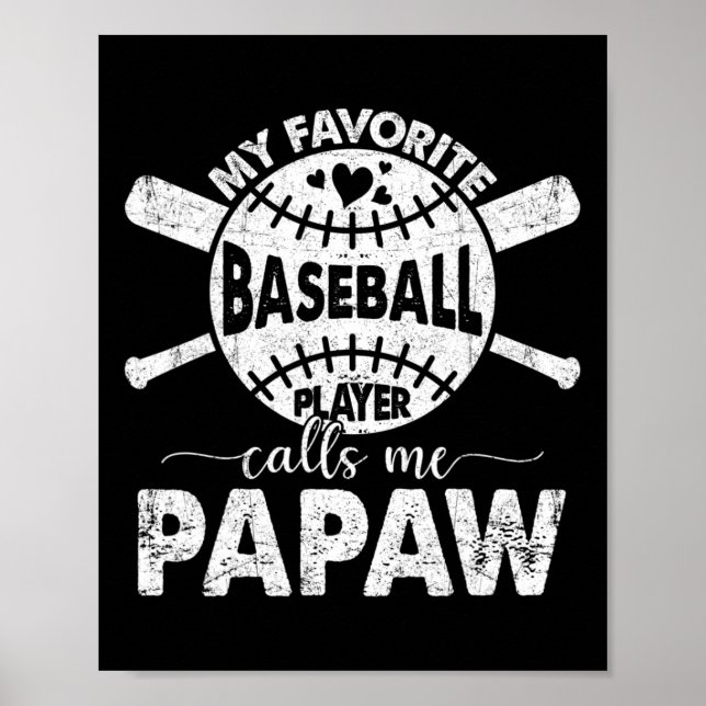 stolt att kallas Papaw My Favorite Sell Player Poster (Framsidan)