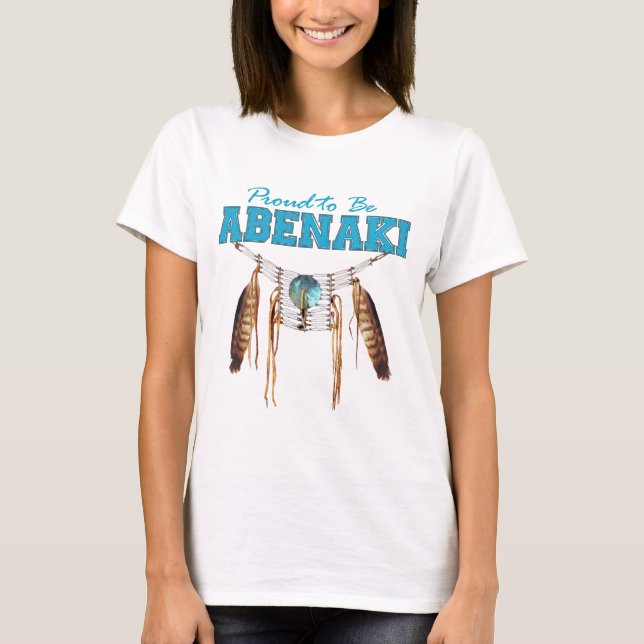 Stolt att vara Abenaki Tee Shirt (Framsida)