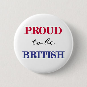 Stolt att vara brittiskt knapp