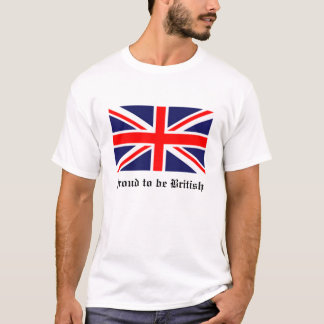 Stolt att vara brittiskt t-shirt