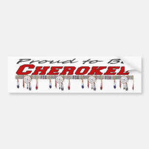 Stolt att vara Cherokee bildekal