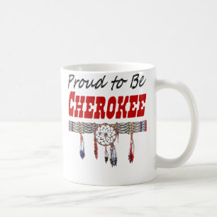 Stolt att vara Cherokee kaffekopp