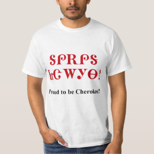 Stolt att vara Cherokee T Shirt