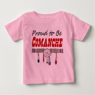 Stolt att vara Comanchespädbarn-/småbarnT-tröja Tee Shirt