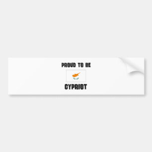 Stolt att vara CYPRIOTISKT Bildekal