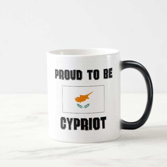 Stolt att vara CYPRIOTISKT Magisk Mugg (Höger)