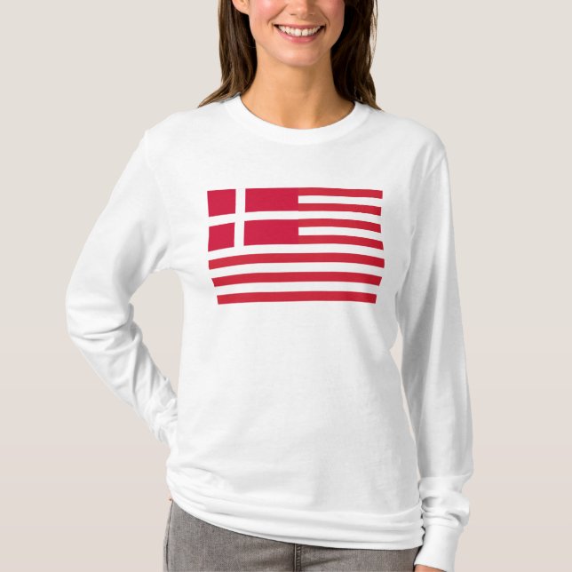 STOLT ATT VARA DANISH AMERICAN! T SHIRT (Framsida)