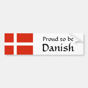 Stolt att vara danska! bildekal