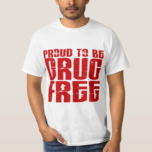 Stolt att vara drogen frigör 2 t shirt (Framsida)