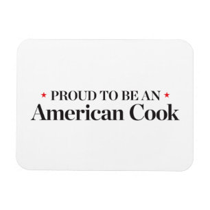 Stolt att vara en amerikankock magnet