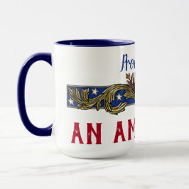 Stolt att vara en amerikanpersonlig mugg