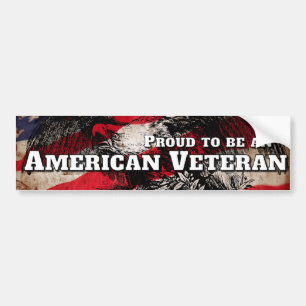 Stolt att vara en amerikanveteran bildekal