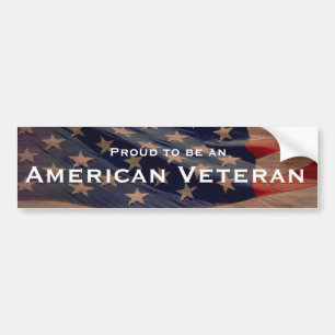 Stolt att vara en amerikanveteran bildekal