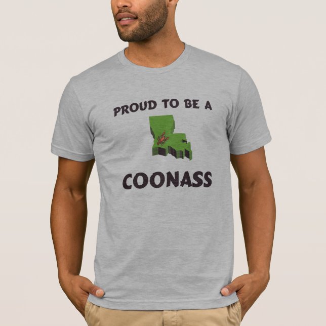 Stolt att vara en CoonAss T-shirt (Framsida)