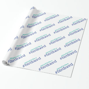 Stolt att vara en fågelnerd presentpapper