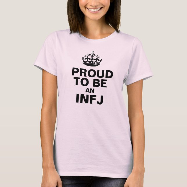 Stolt att vara en INFJ T-shirt (Framsida)
