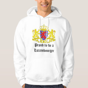 Stolt att vara en Luxembourger Tröja Med Luva