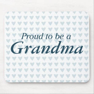 Stolt att vara en mormor! musmatta