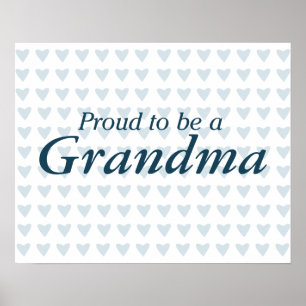 Stolt att vara en mormor! poster