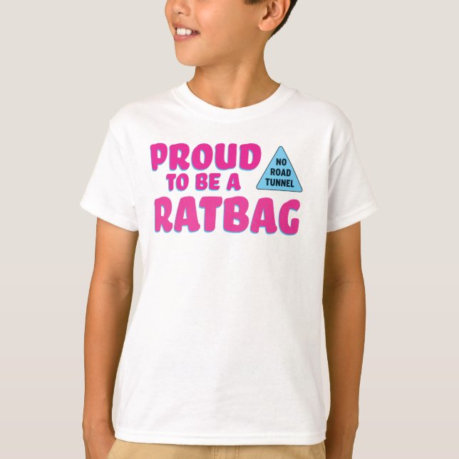 Stolt att vara en Ratbag T-shirt (Framsida)