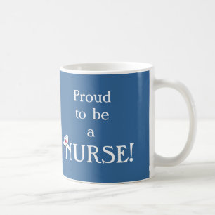 Stolt att vara en sjuksköterska! - kaffemugg