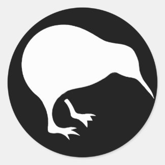 STOLT ATT VARA ETT KIWI - Klassiskt Rundetikett, M Runt Klistermärke