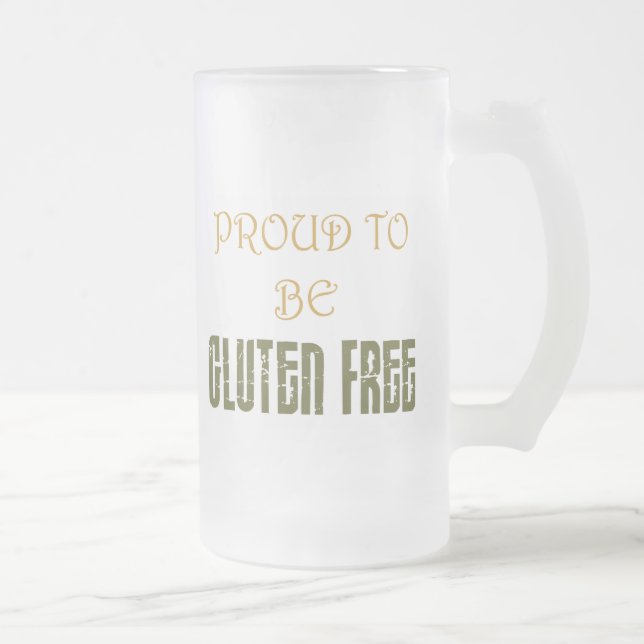 Stolt att vara fri frostig glass mugg för gluten (Höger)