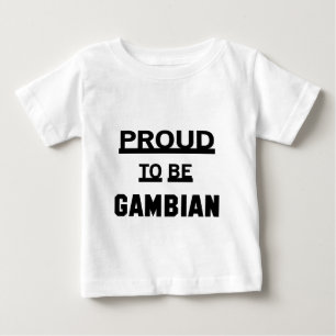 Stolt att vara gambiskt tee