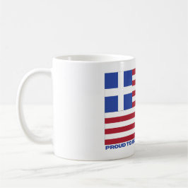 STOLT ATT VARA GREKISKA AMERIKANN! KAFFEMUGG