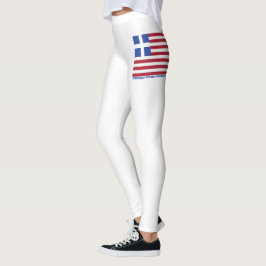 STOLT ATT VARA GREKISKA AMERIKANN! LEGGINGS
