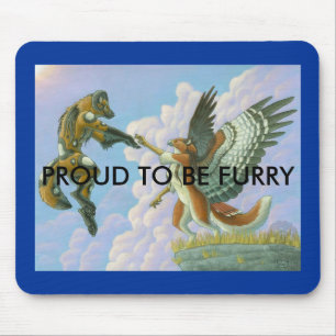 Stolt att vara hårigmousepad musmatta