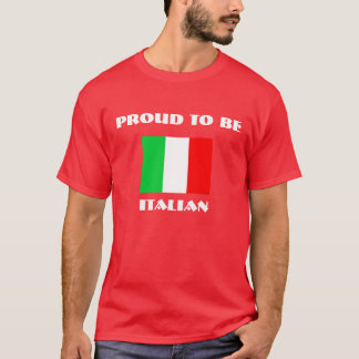 Stolt att vara, italienare t-shirt