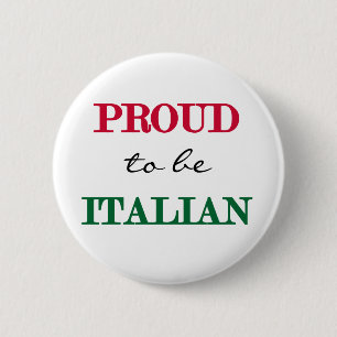 Stolt att vara italienskt knapp