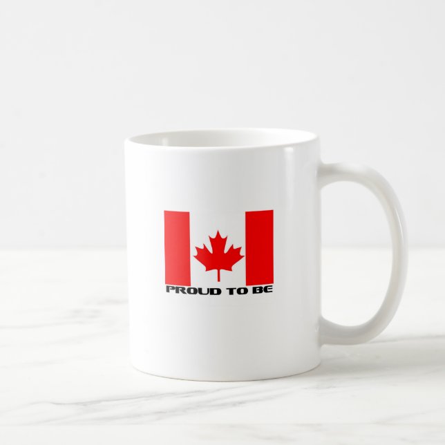 Stolt att vara kanadensiskt kaffemugg (Höger)