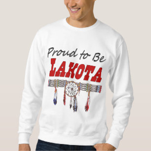 Stolt att vara Lakota vuxentröja Långärmad Tröja