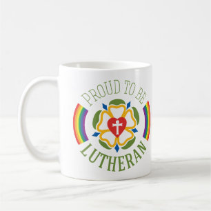 Stolt att vara Lutheranmugg - vit Kaffemugg