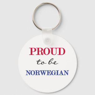 Stolt att vara norskt nyckelring
