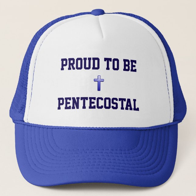 stolt att vara Pentecostal Hat Keps (Framsida)