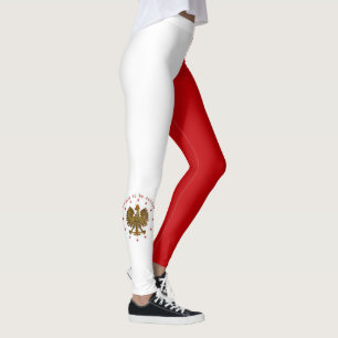 Stolt att vara polsk damasker leggings