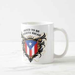 Stolt att vara Puerto Rican Kaffemugg