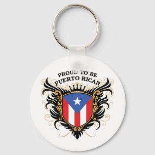 Stolt att vara Puerto Rican Nyckelring