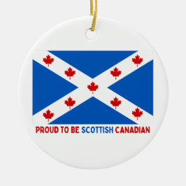 STOLT ATT VARA SCOTTISH CANADIAN! JULGRANSPRYDNAD KERAMIK