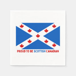 STOLT ATT VARA SCOTTISH CANADIAN! PAPPERSSERVETT